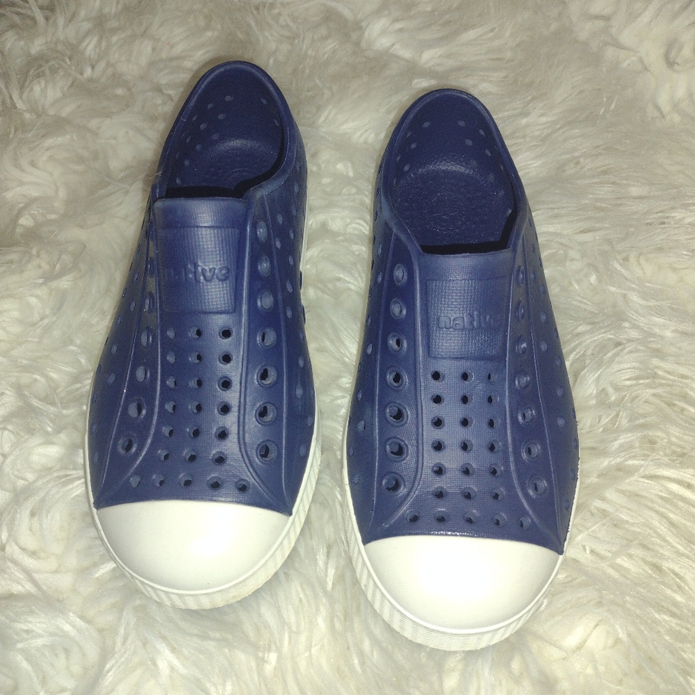 Native Navy Blue Kids Shoes.